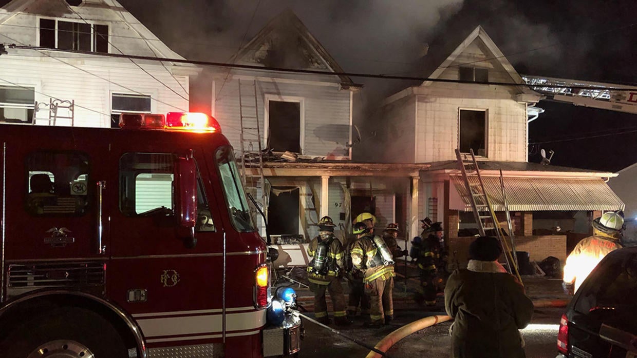 Fire Destroys 2 Homes, Damages A Third In Donora - CBS Pittsburgh