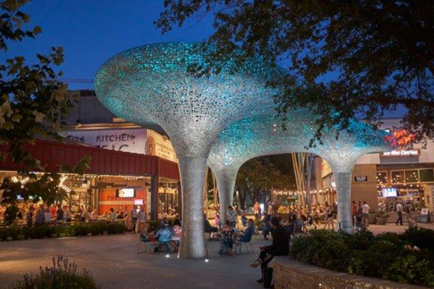 Entry arches at Roughrider Plaza rendering 