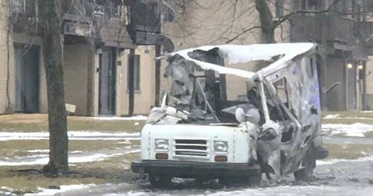 Mail Truck Catches Fire In Sauk Village CBS Chicago