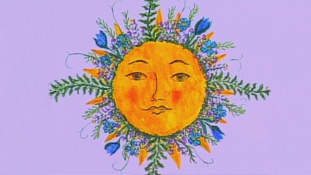 Here comes the sun! "Sunday Morning" sun art