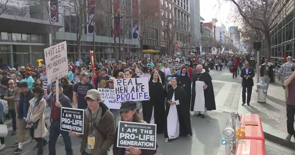 Tens Of Thousands Come To SF For Annual Anti-Abortion March - CBS San ...