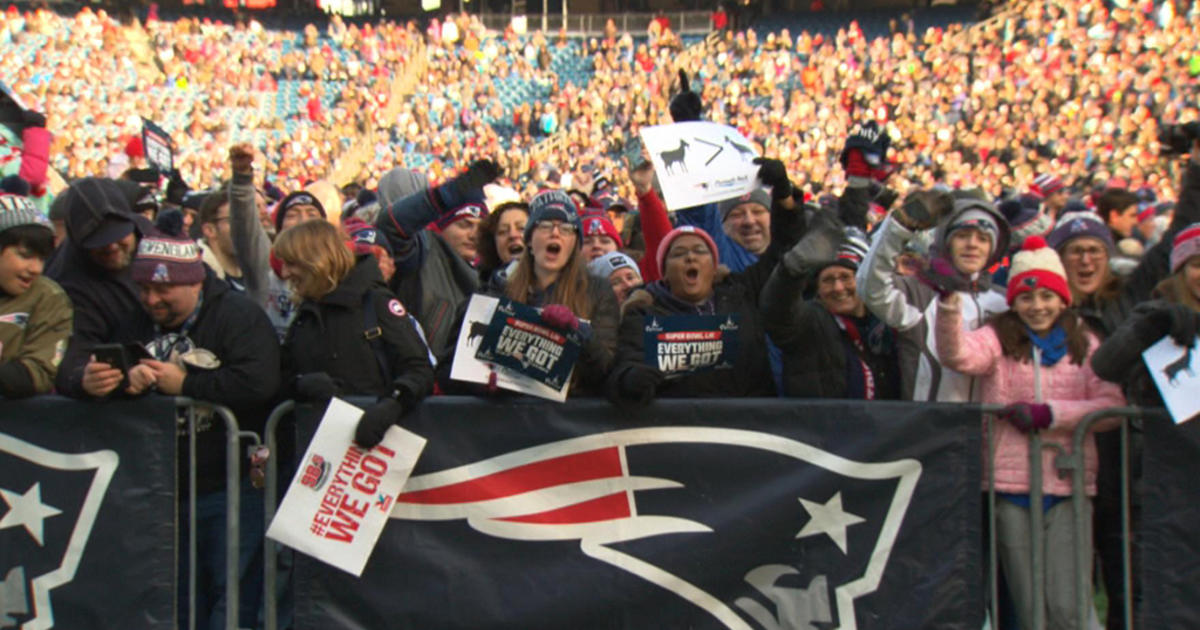 Patriots Super Bowl Send-Off Rally At Gillette Stadium Draws