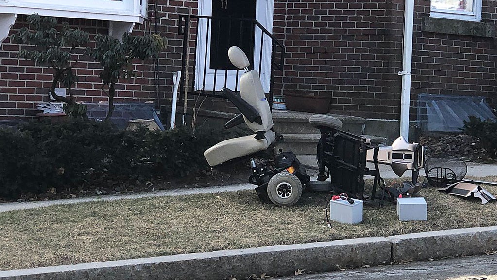 Woman In Motorized Wheelchair Injured After Being Hit By Car - CBS Boston