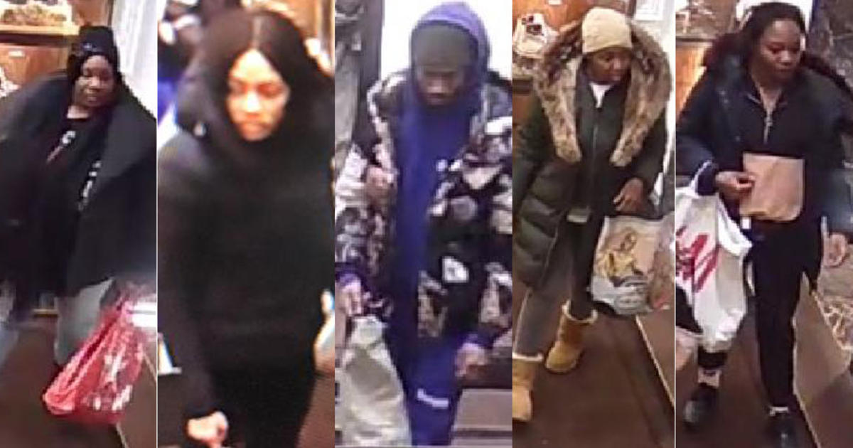 Caught On Video Nypd Says Same 6 People Have Robbed 7 Manhattan Shops Cbs New York 