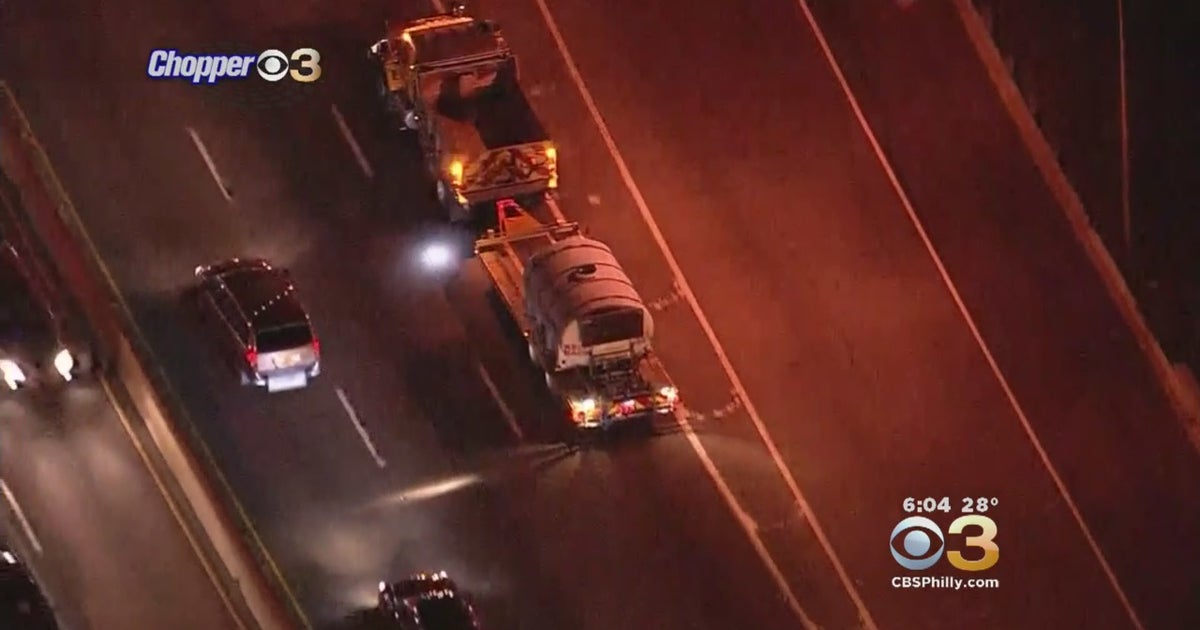 PennDOT Crews Brine Roads Ahead Of Snow, Icy Conditions CBS Philadelphia