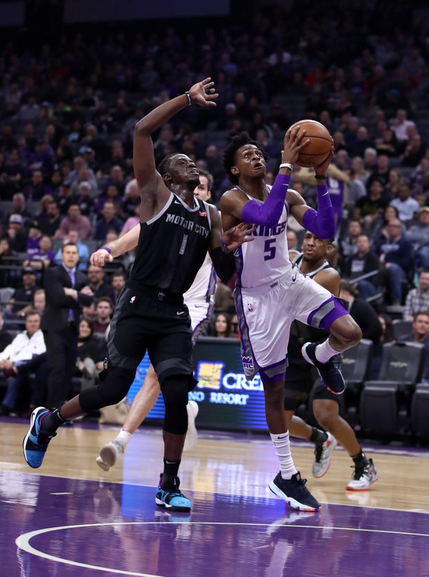 Detroit Pistons v Sacramento Kings