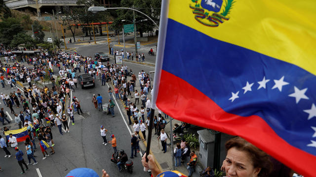 Protest against Venezuelan President Nicolas Maduro's government in Caracas 