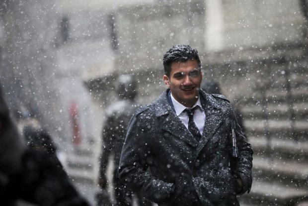 Polar Vortex From Upper Midwest Brings Extreme Cold Temperatures To New York City 