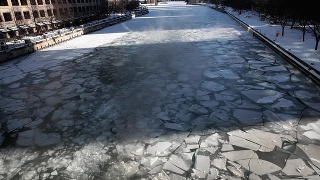 Polar Vortex Brings Extreme Cold Temperatures To Chicago 