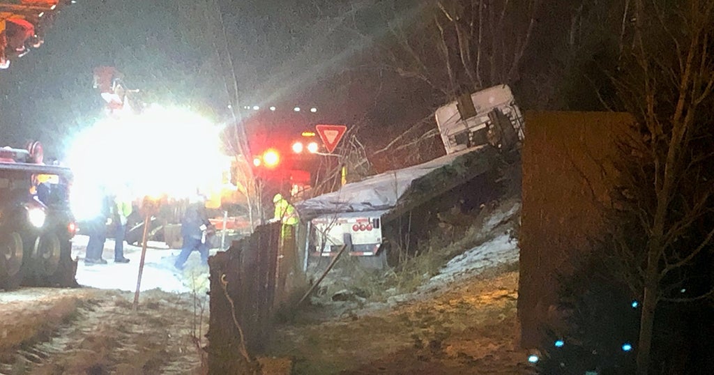 1 Person Injured In Tractor Trailer Crash On I-70 In Canton Twp. - CBS ...