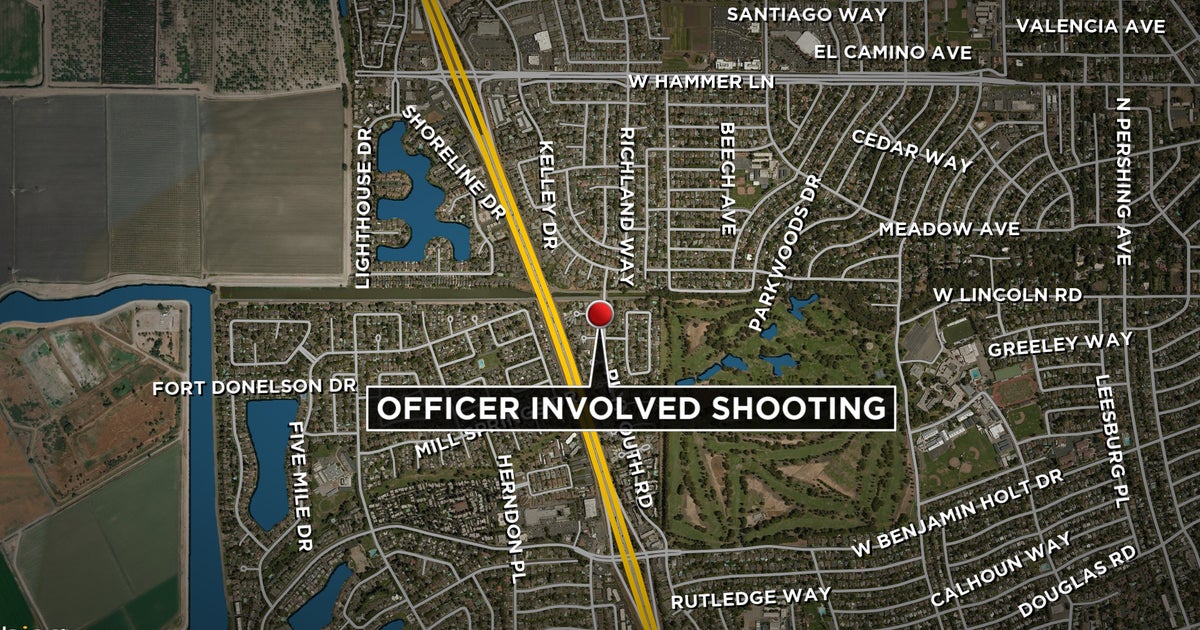 New Details On Officer-Involved Shooting Incident In Stockton - CBS ...