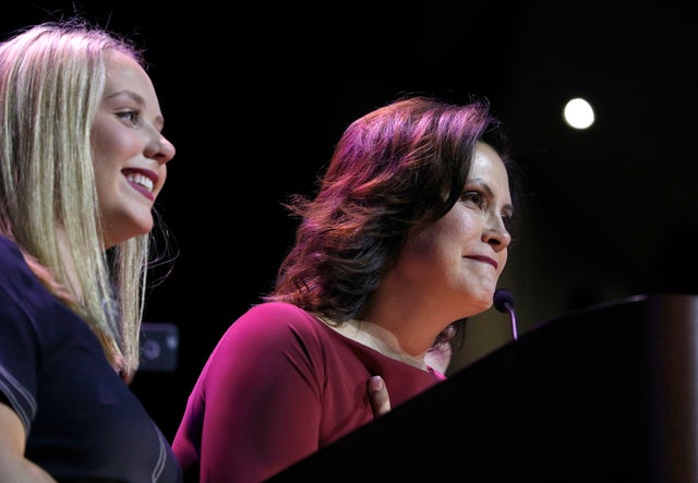 Michigan Democrats On The Midterm Ballot Attend Election Night Party In Detroit 