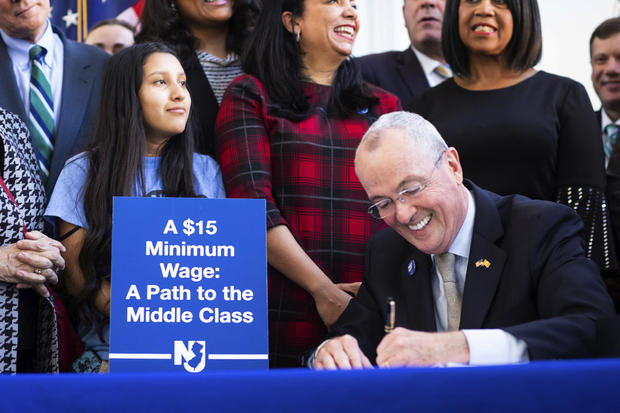 New Jersey Gov. Phil Murphy — Minimum Wage 