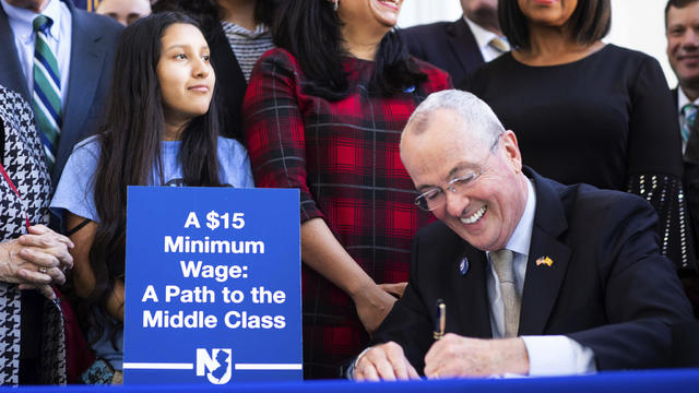 New Jersey Gov. Phil Murphy — Minimum Wage 