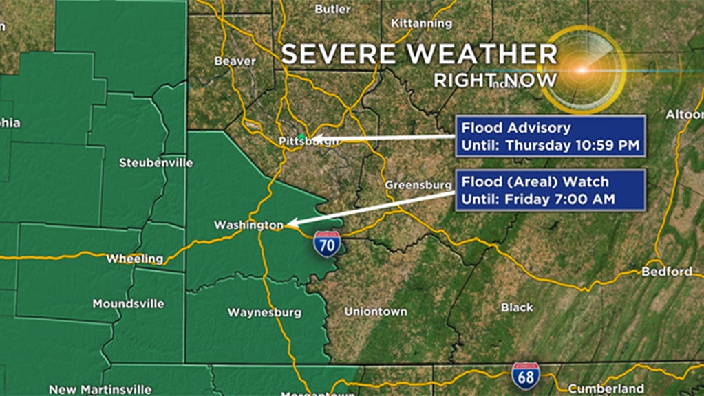 Pittsburgh Weather: Rain Causing Flooding Concerns, Advisory Issued For ...