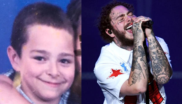 Post Malone then and now 