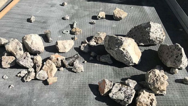 richmond-san rafael bridfge debris chp photo 