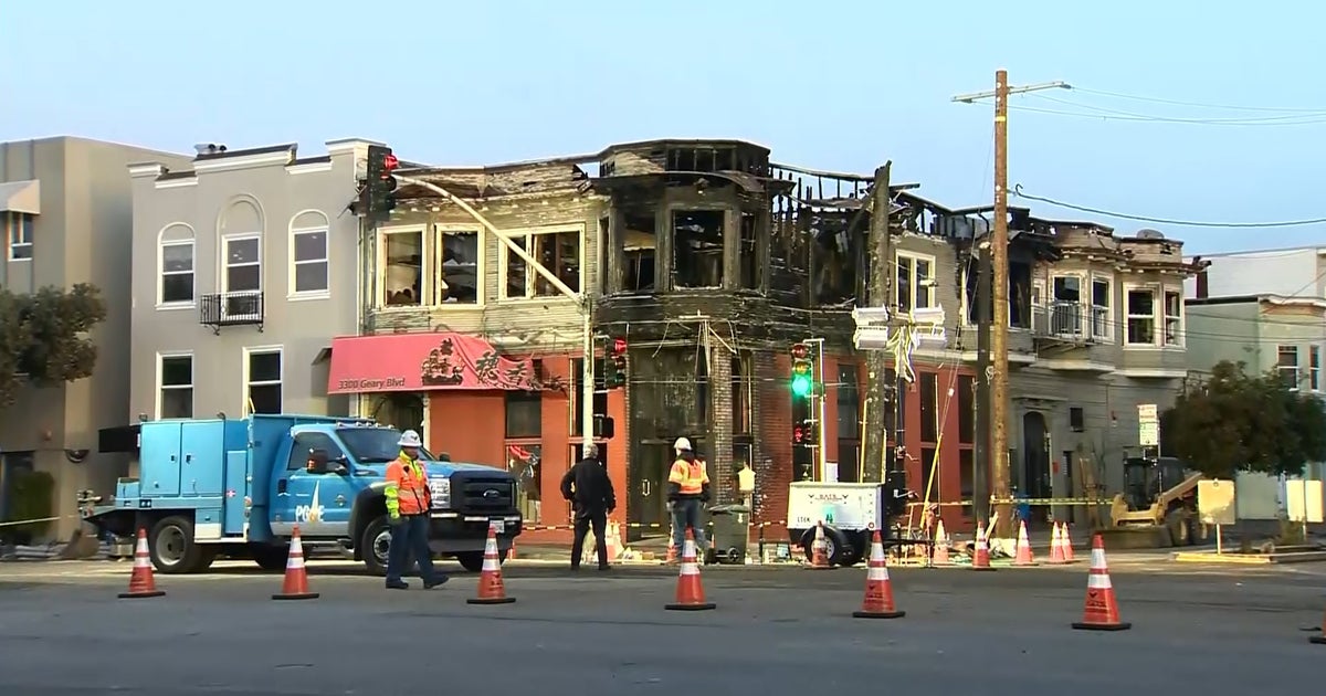 Crews Remain On Scene Following Inner Richmond Gas Line Explosion CBS
