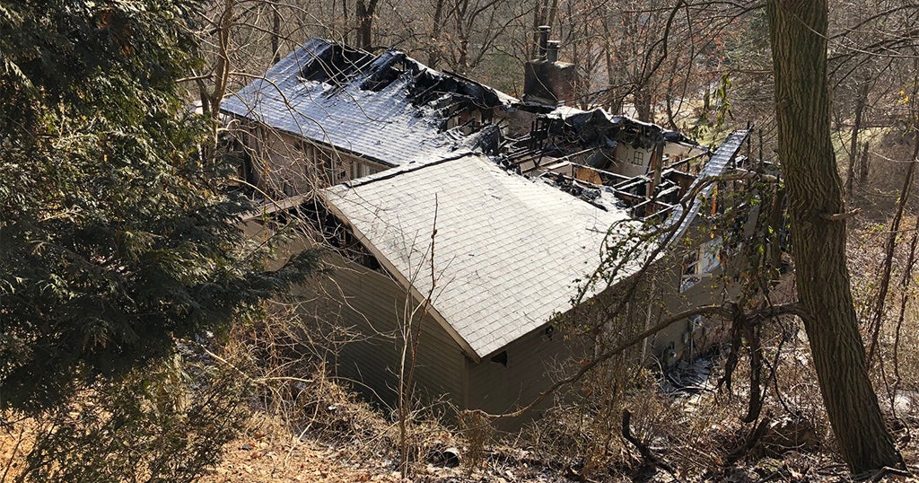 Ross Twp. Home Destroyed In 3Alarm Fire CBS Pittsburgh