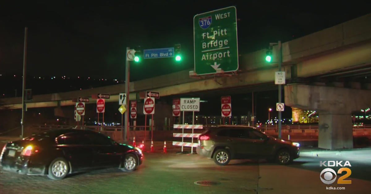 Penndot Reopens Bathtub Section Of Parkway East Cbs Pittsburgh