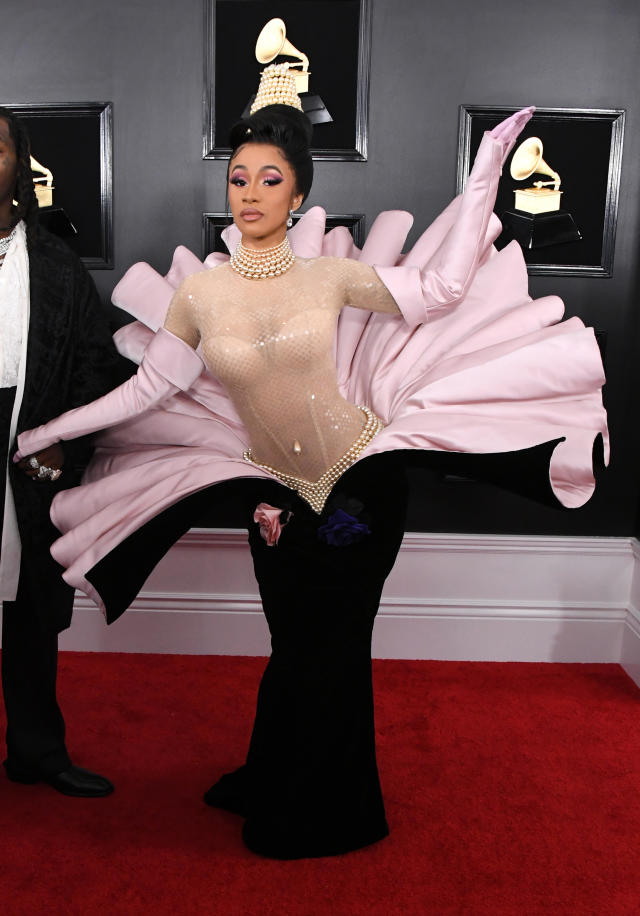 Grammys 2019: Red carpet arrivals, fashion including Alicia Keys, Cardi B,  Lady Gaga — Staples Center, Los Angeles — Grammy Awards