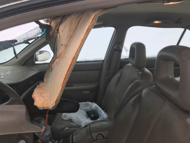 snow through windshield 2