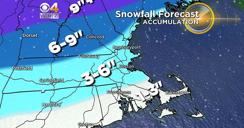 Snow Storm To Hit During Evening Commute, Change To Ice And Rain - CBS ...