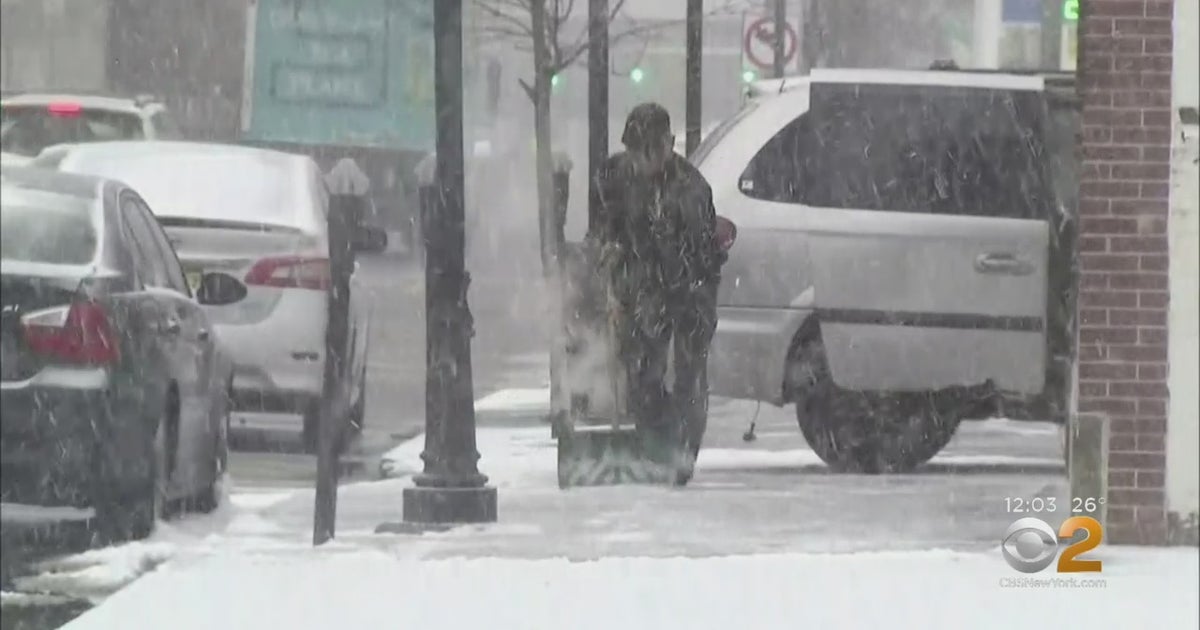 New Jersey Weather State Of Emergency In Effect As Wintry Mix Settles In CBS New York
