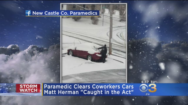 new-castle-county-paramedic-helps-clears-co-workers-cars.jpg 