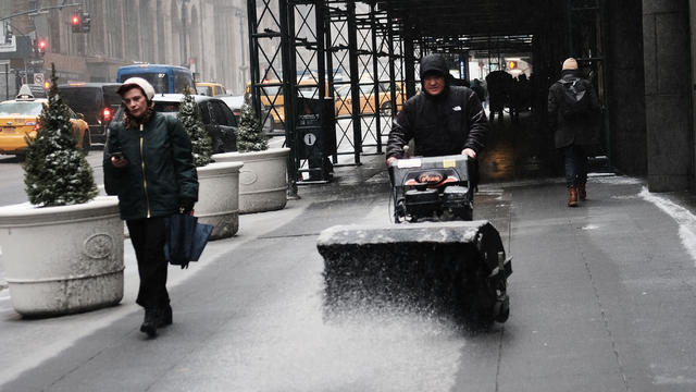 Winter Storms Brings Snow To New York City 