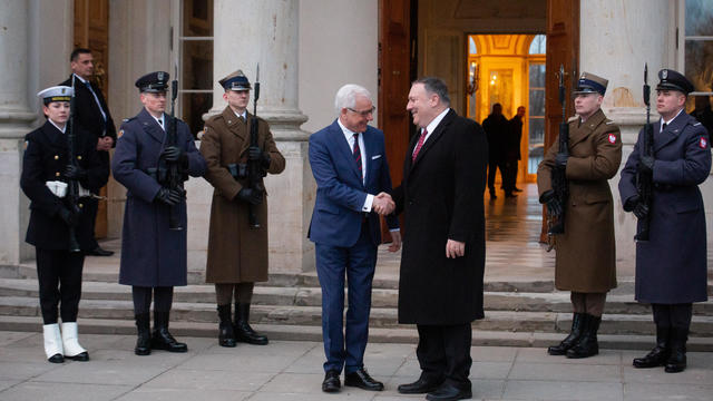 US Secretary Of State Mike Pompeo In Poland 
