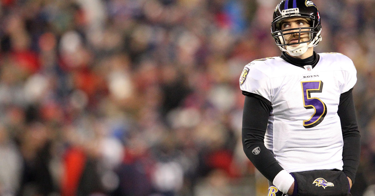 13 September 2010: Baltimore Ravens quarterback Joe Flacco (5) during the  second half of the Baltimore Ravens vs New York Jets game at the New  Meadowlands Stadium in East Rutherford, New Jersey