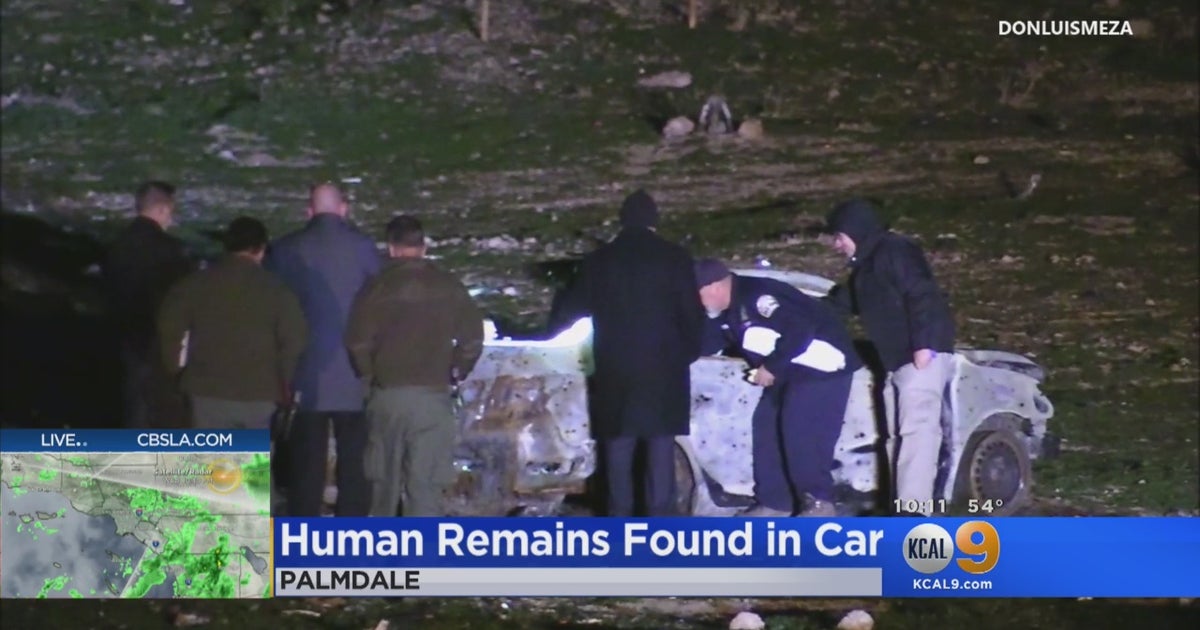 Human Remains Found In Burned Out, Bullet-Riddled Vehicle Near Palmdale ...