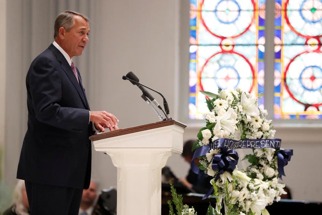 Funeral service for former U.S. Rep. John Dingell in Washington 