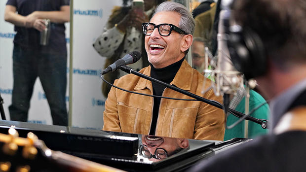 Jeff Goldblum Performs On SiriusXM's Real Jazz Channel At The SiriusXM New York City Studios 