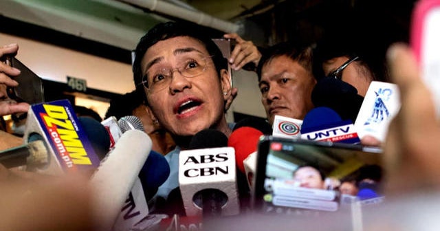 Rappler news' Maria Ressa calls for press freedom at Philippines rally ...