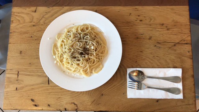 Cacio e Pepe at Lillo