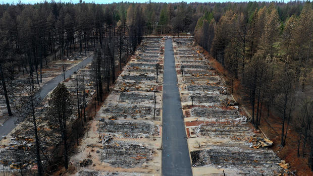 Town Of Paradise Wiped Out By The Camp Wildfire Continues Long Struggle To Rebuild 