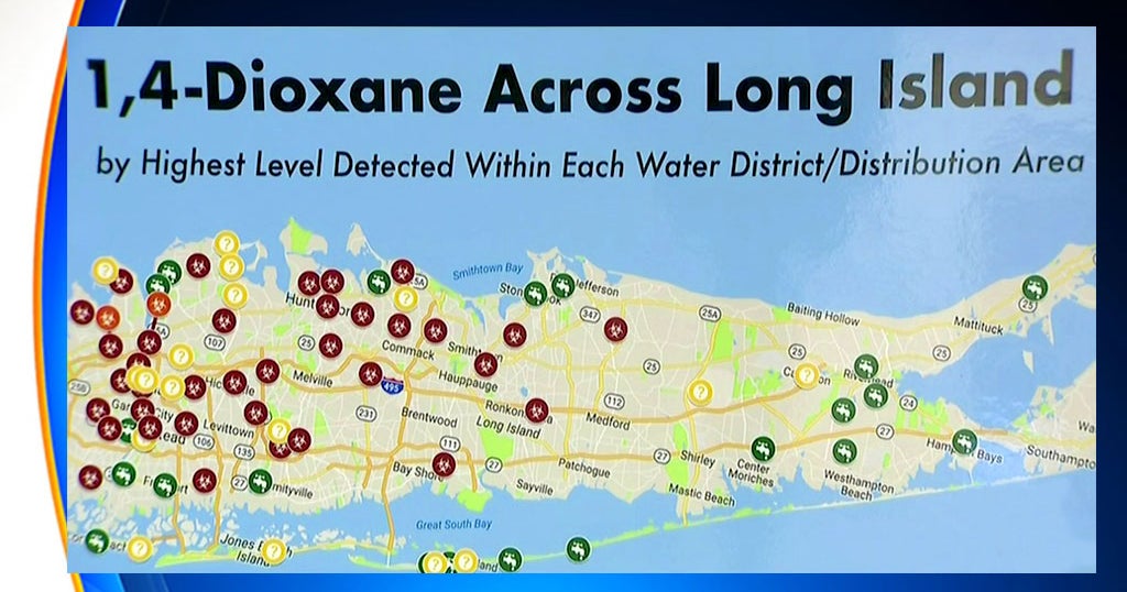 Lawsuits Over 1, 4 Dioxane In Long Island Drinking Water Pile Up CBS