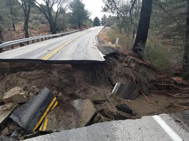 Highway 243 In San Jacinto Mountains Closed At Least 2 Months For Storm Repairs 