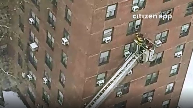 Hi-Rise Fire In The Bronx 