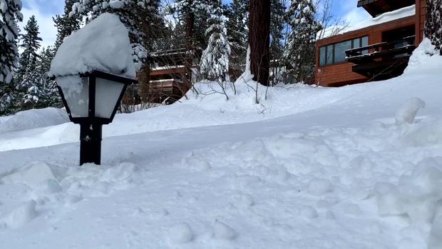 Incline Village Blanketed In Deep Snow 