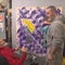 An artist with cerebral palsy