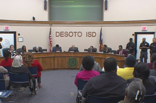 DeSoto ISD board meeting 