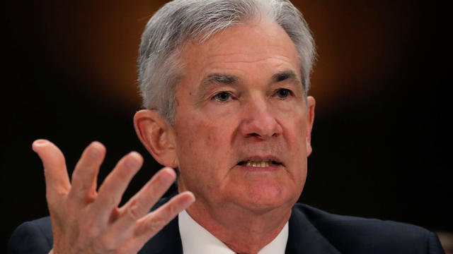 U.S. Federal Reserve Board Chairman Jerome Powell testifies on Capitol Hill in Washington 
