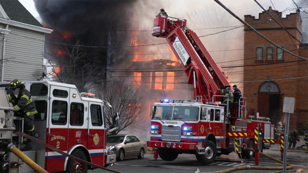 Fire In Paterson, New Jersey 