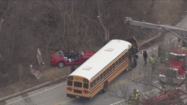 2 Injured Following Crash Involving School Bus In Tredyffrin Township 