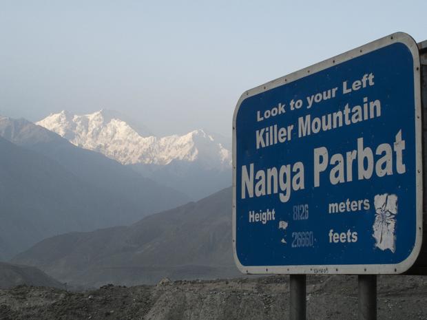 View at Nanga Parbat from Thalichi, a little village at 