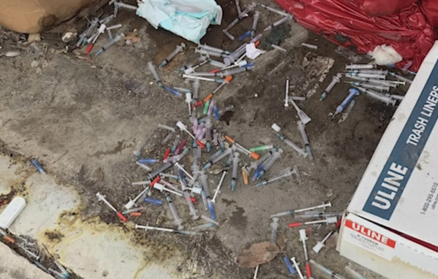 needles, syringes found in Irving storage unit 