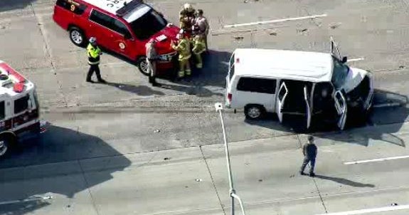 18 Injured In 405 Freeway Wreck In Seal Beach - CBS Los Angeles